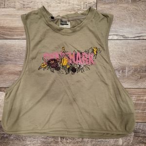 Gymshark cropped flowy tank